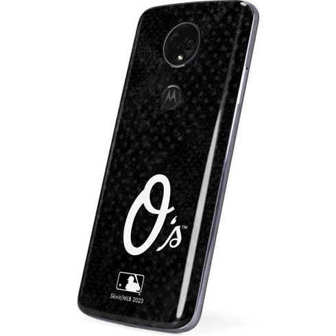MLB Baltimore Orioles Dark Wash Moto E5 Plus Skin