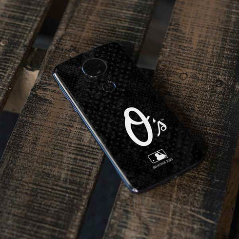 MLB Baltimore Orioles Dark Wash Moto E5 Plus Skin