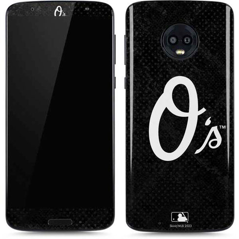 MLB Baltimore Orioles Dark Wash Moto G6 Skin