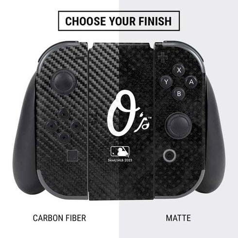 MLB Baltimore Orioles Dark Wash Nintendo Switch Bundle Skin
