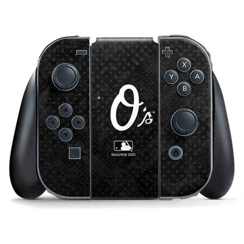 MLB Baltimore Orioles Dark Wash Nintendo Switch (2017-2021) Joy-Con Controller Skin