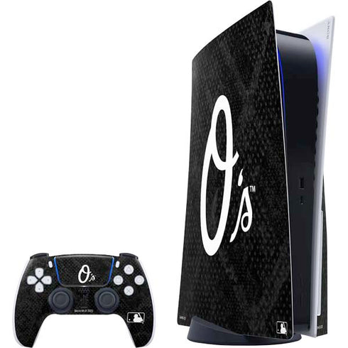 MLB Baltimore Orioles Dark Wash PS5 Bundle Skin