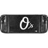 MLB Baltimore Orioles Dark Wash Steam Deck Handheld Gaming Computer Skin