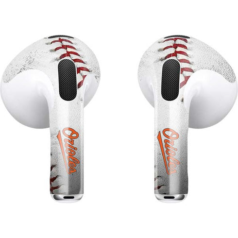 MLB Baltimore Orioles Game Ball Apple AirPods (3rd Gen 2021) Skin