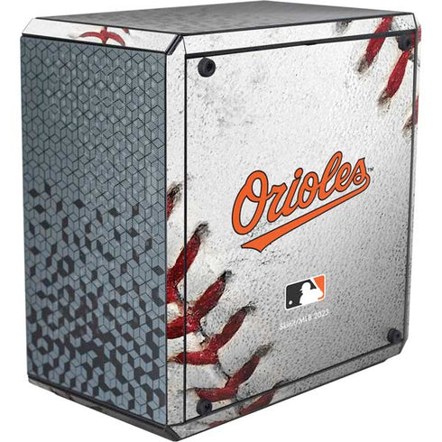 MLB Baltimore Orioles Game Ball Cooler Master MasterBox Q300L Mini Tower Skin