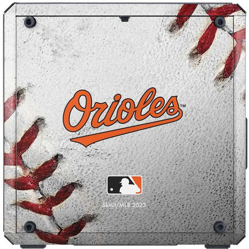 MLB Baltimore Orioles Game Ball Cooler Master MasterBox Q300L Mini Tower Skin
