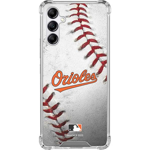 MLB Baltimore Orioles Game Ball Galaxy A15 5G Clear Case