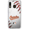 MLB Baltimore Orioles Game Ball Galaxy A20 Clear Case