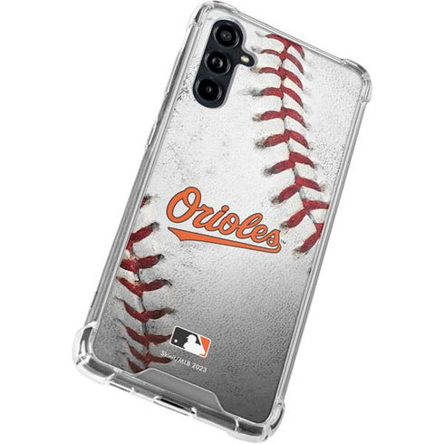 MLB Baltimore Orioles Game Ball Galaxy A54 5G Clear Case