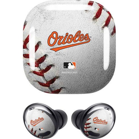 MLB Baltimore Orioles Game Ball Galaxy Buds Pro Skin