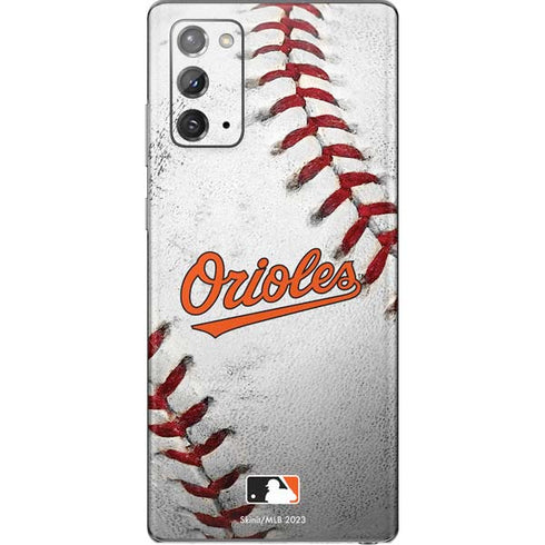 MLB Baltimore Orioles Game Ball Galaxy Note20 5G Skin