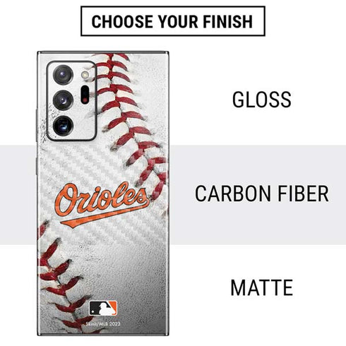 MLB Baltimore Orioles Game Ball Galaxy Note20 Ultra 5G Skin