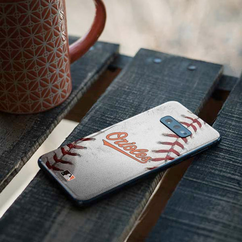 MLB Baltimore Orioles Game Ball Galaxy S10e Skin