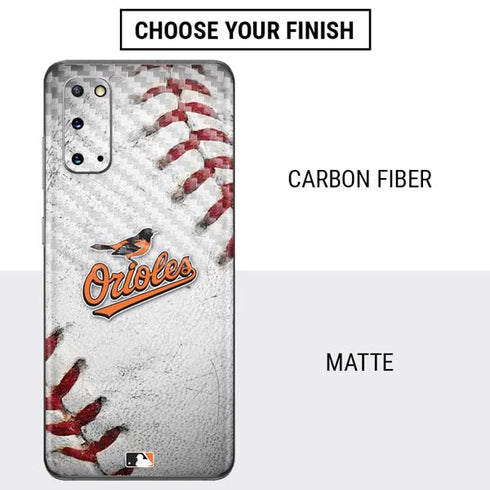 MLB Baltimore Orioles Game Ball Galaxy S20 Skin