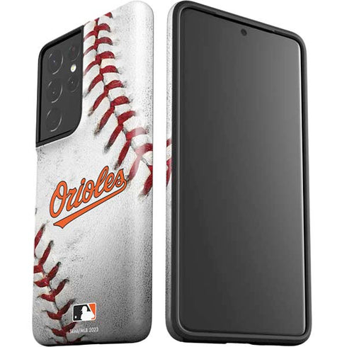 MLB Baltimore Orioles Game Ball Galaxy S21 Ultra 5G Pro Case