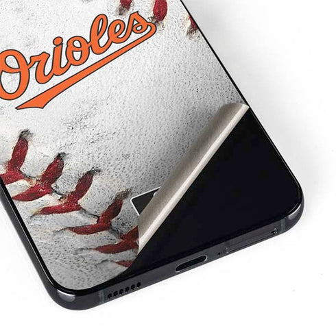 MLB Baltimore Orioles Game Ball Galaxy S22 Plus Skin