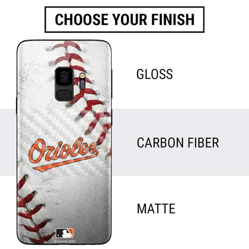 MLB Baltimore Orioles Game Ball Galaxy S9 Skin