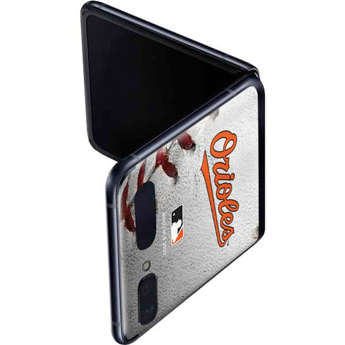 MLB Baltimore Orioles Game Ball Galaxy Z Flip Skin