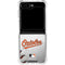 MLB Baltimore Orioles Game Ball Galaxy Z Flip5 5G Clear Case