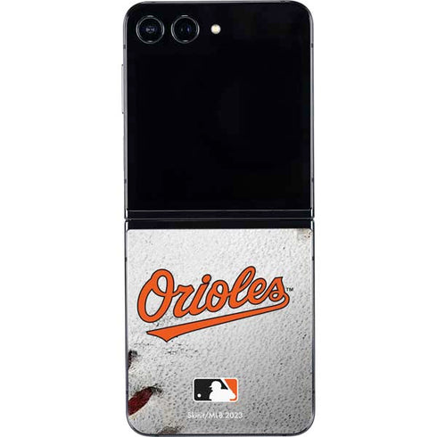 MLB Baltimore Orioles Game Ball Galaxy Z Flip5 5G Skin