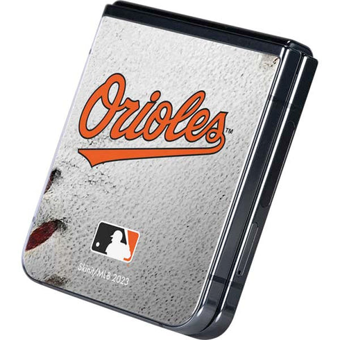 MLB Baltimore Orioles Game Ball Galaxy Z Flip5 5G Skin