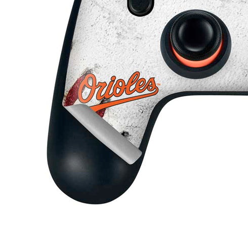 MLB Baltimore Orioles Game Ball Google Stadia Controller Skin