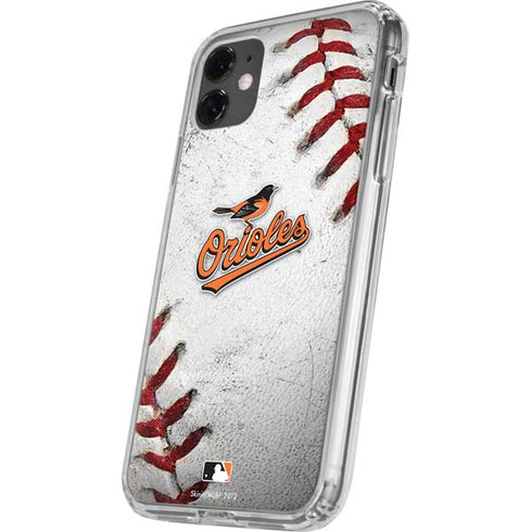 MLB Baltimore Orioles Game Ball iPhone 11 Clear Case