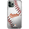 MLB Baltimore Orioles Game Ball iPhone 11 Pro Max Clear Case