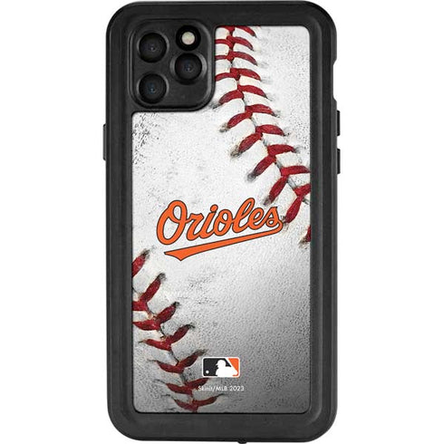 MLB Baltimore Orioles Game Ball iPhone 11 Pro Max Waterproof Case