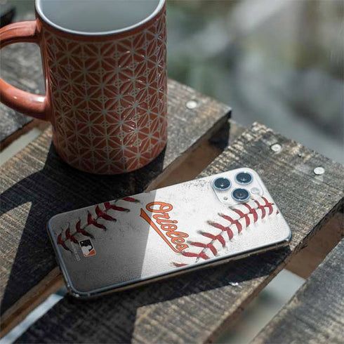 MLB Baltimore Orioles Game Ball iPhone 11 Pro Skin