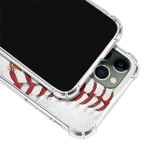MLB Baltimore Orioles Game Ball iPhone 12 Pro Clear Case
