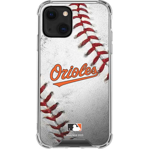 MLB Baltimore Orioles Game Ball iPhone 13 Mini Clear Case