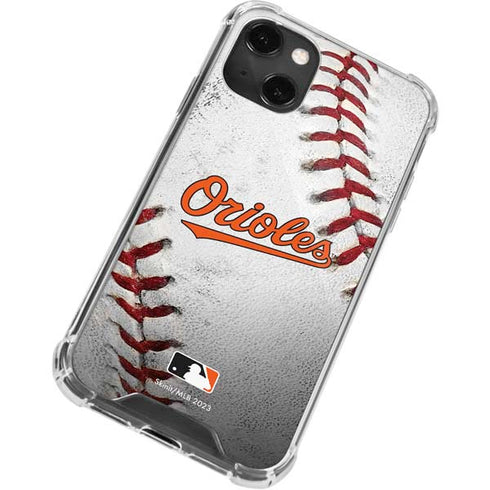 MLB Baltimore Orioles Game Ball iPhone 13 Mini Clear Case