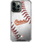 MLB Baltimore Orioles Game Ball iPhone 13 Pro Max Clear Case