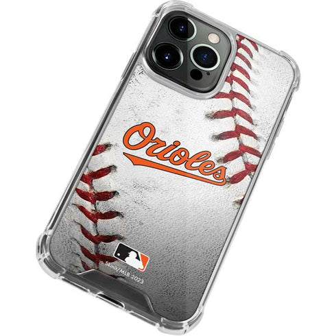 MLB Baltimore Orioles Game Ball iPhone 13 Pro Max Clear Case
