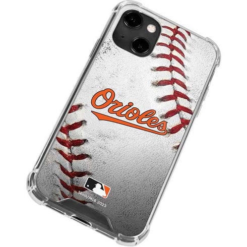 MLB Baltimore Orioles Game Ball iPhone 14 Clear Case