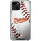 MLB Baltimore Orioles Game Ball iPhone 14 Plus Clear Case