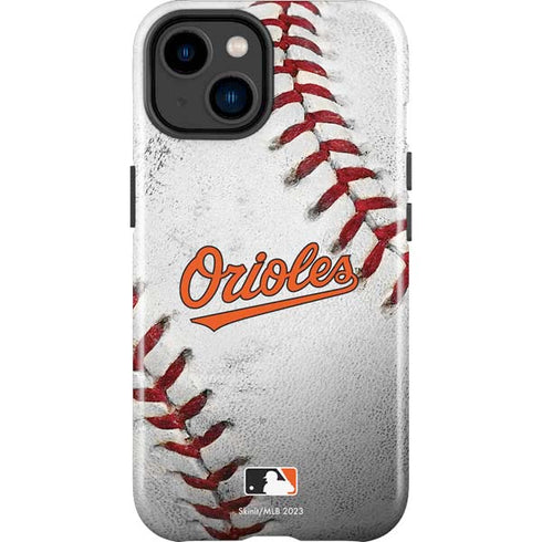 MLB Baltimore Orioles Game Ball iPhone 15 Plus Impact Case