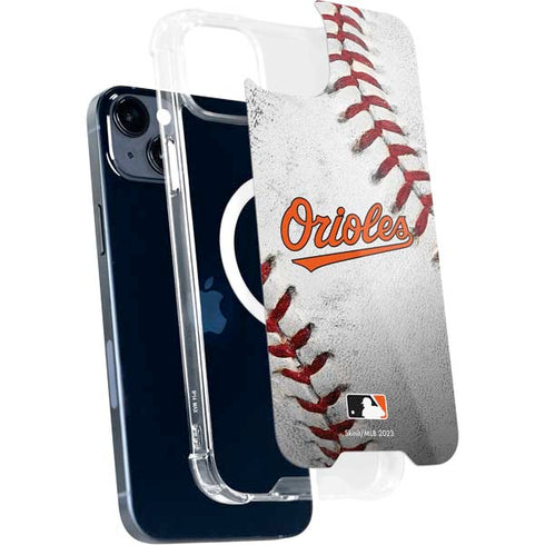 MLB Baltimore Orioles Game Ball iPhone 15 Plus MagSafe Case