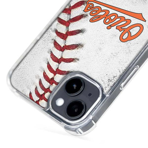 MLB Baltimore Orioles Game Ball iPhone 14 Plus MagSafe Case