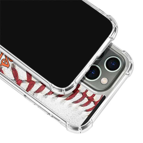 MLB Baltimore Orioles Game Ball iPhone 14 Pro Clear Case