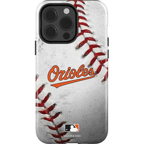 MLB Baltimore Orioles Game Ball iPhone 15 Pro Impact Case