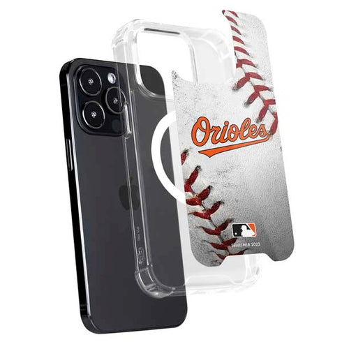 MLB Baltimore Orioles Game Ball iPhone 14 Pro MagSafe Case