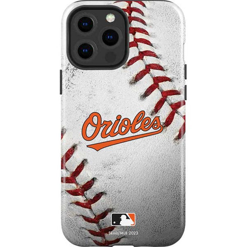 MLB Baltimore Orioles Game Ball iPhone 15 Pro Max Impact Case