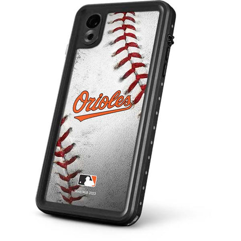MLB Baltimore Orioles Game Ball iPhone XR Waterproof Case