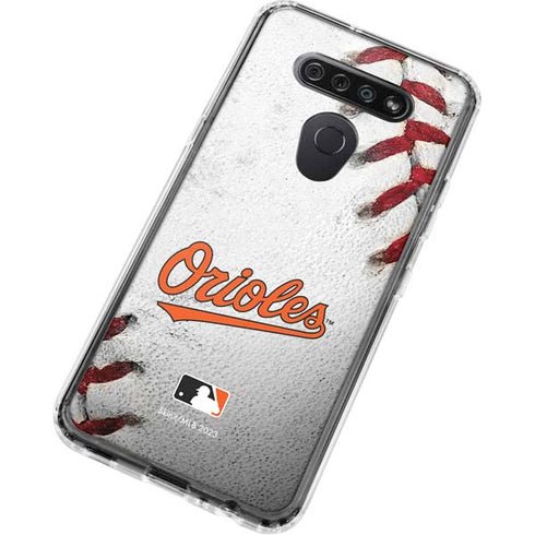 MLB Baltimore Orioles Game Ball LG K51/Q51 Clear Case