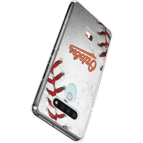 MLB Baltimore Orioles Game Ball LG Stylo 6 Clear Case