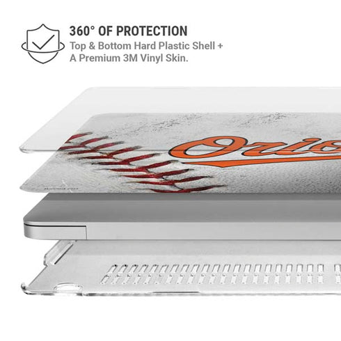 MLB Baltimore Orioles Game Ball MacBook Pro 16in (2019-20) Case plus Skin