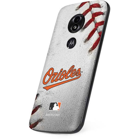 MLB Baltimore Orioles Game Ball Moto E5 Play Skin