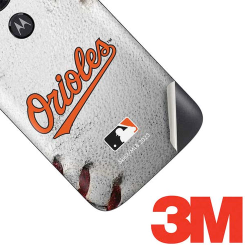 MLB Baltimore Orioles Game Ball Moto E5 Play Skin
